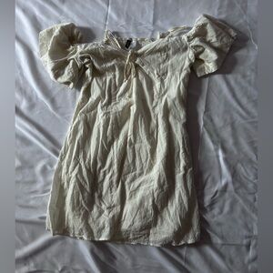 H&M Cream Midi Dress